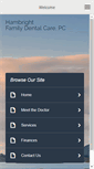 Mobile Screenshot of hambrightfamilydentalcare.com